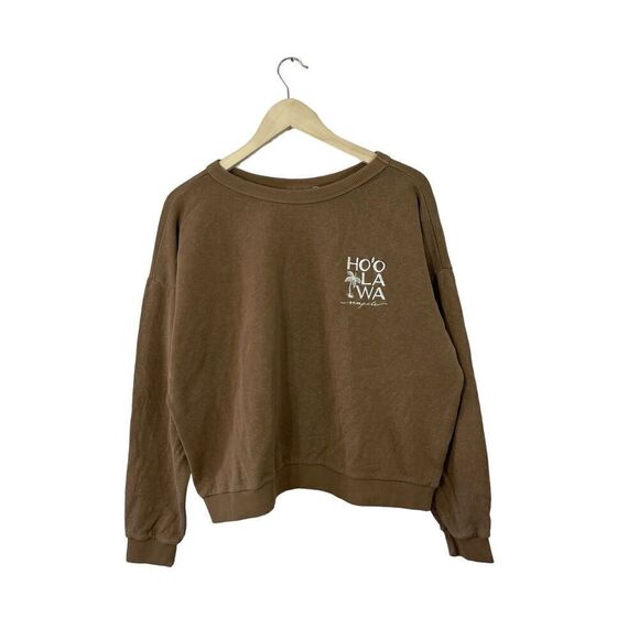 Jungmaven Tops - Jungmaven X-Large Sweatshirt Hemp Organic Cotton Top Brown Womens READ *Logo